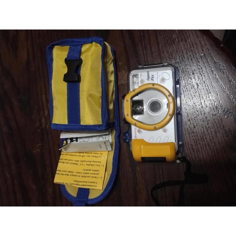 Vintage Underwater Go Photo Aqua Pix 35 Camera 35mm Film Camera Tested Works